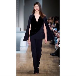 Tibi Tropical Wool Flared Pants